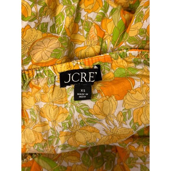 J Crew Dress XS Womens Cotton Lawn Mini Limone Lemons Fruit Print - Picture 7 of 9